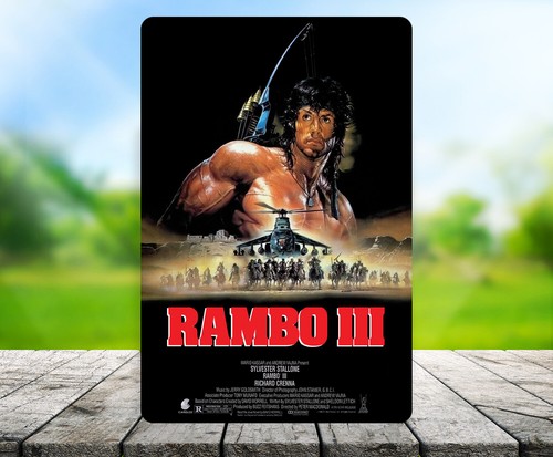 Vintage rambo iii movie - rambo, 3