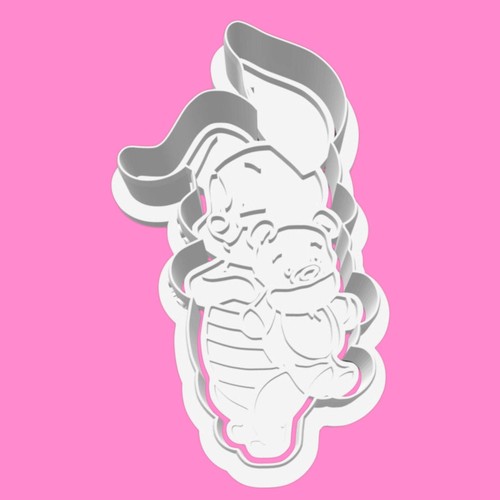 Classic piglet holding teddy - classic,