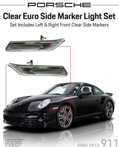 Genuine porsche 911 997 clear - genuine,