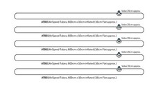 Vango Icarus Air 600 & Icarus Air 800 Tent 2014, Complete Set of Vango AirBeams