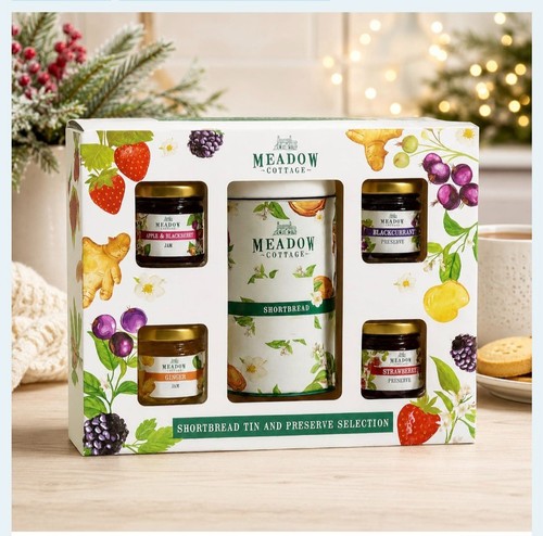 Biscuit tin fruit jams - tin,