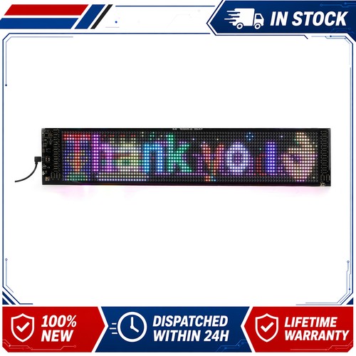 Programmable led sign new - programmable, rgb