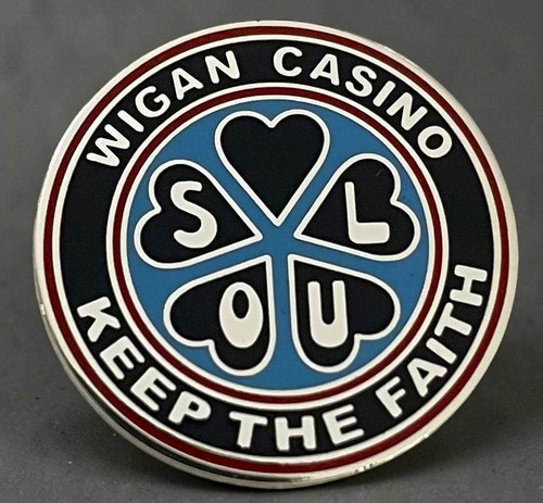 Northern soul badge wigan - badge,