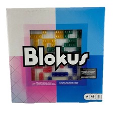 Blokus Board Game 2019 Mattel 2-4 Plastic Puzzle Game Complete In Rough Box