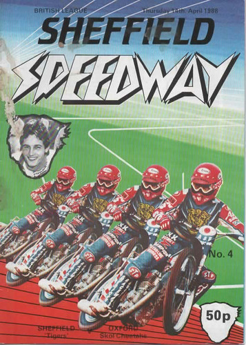 Sheffield speedway programme - sheffield,