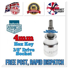 4mm Allen Hex Socket 3/8 Drive