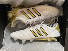 Adidas Adipure 11Pro Toni Kroos Edition FG Boots White/Gold - SIZE UK 10 ✅📦