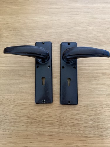 Pair vintage bakelite door - pair,