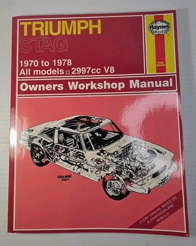 Triumph stag owner workshop - stag,