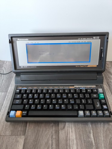 Panasonic wl55 laptop word - wl55,