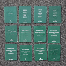 Rolex Watch Guarantie booklets