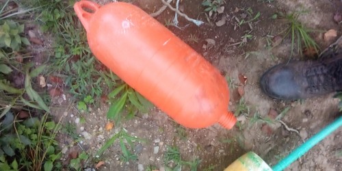 Lobster buoy weathered - ,