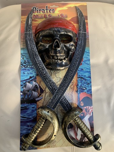 Pirates mask sword set fancy - &,