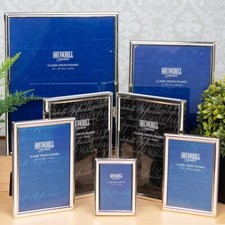 Classic Silver Photo Frame Sizes - 2x3, 3x5, 4x6, 5x7, 6x8, 8x10 and More