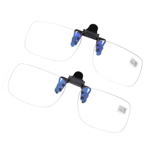 Flip down clip presbyopic - down,