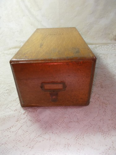 Vtg antique single wood - single, oak