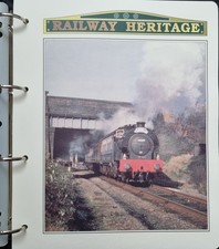 Railway Heritage Stamp Collection Album - 15 Pages Over 100 stamps MNH