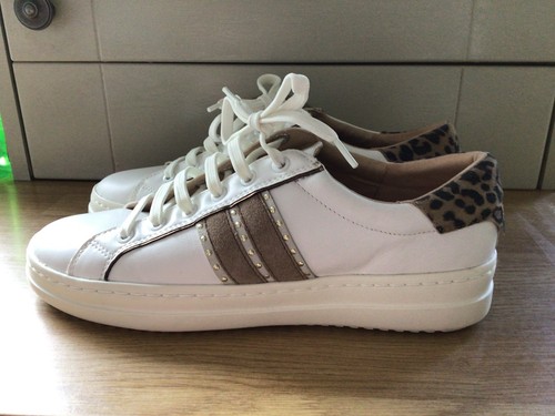 Geox respira white leather - respira,