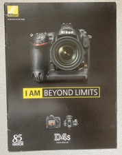 Nikon D4s Digital SLR - Lenses and Accessories, Brochure A4, 24 Pages, May 2014