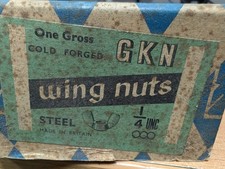 GKN 1/4 inch UNC steel wing nuts