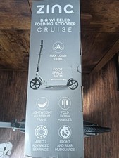 ZINC Big Wheeled Folding Scooter Cruise Scooter , Maximum Load Of 100 Kg