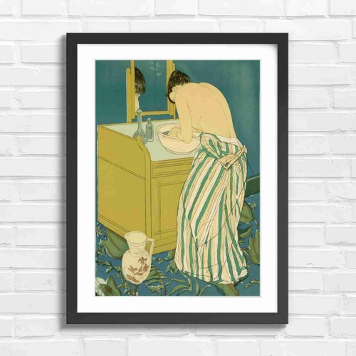 Art nouveau woman bending - bending,