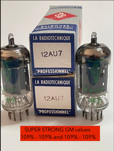 Matched pair tubes 12au7 - pair,