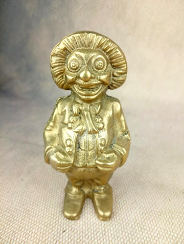 Vintage brass clown money - ⭐,