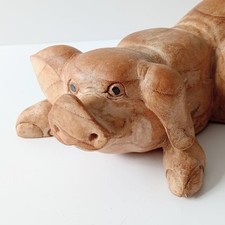 Vintage hand carved wooden - ✅vintage,