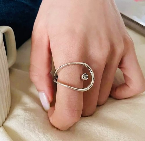 925 silver ring modernist - 925, ring,