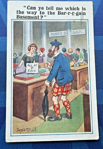 Donald mcgill comic postcard - mcgill,