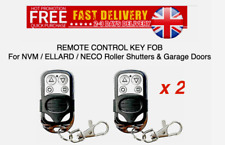 2 x NVM GARAGE DOOR REMOTE CONTROL KEY FOB FOR ROLLER SHUTTERS NT1016 Ellard PM1