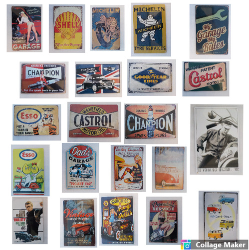 Retro metal signs - , 300mmx200mm