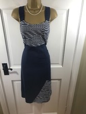 Jorli Navy Blue & White