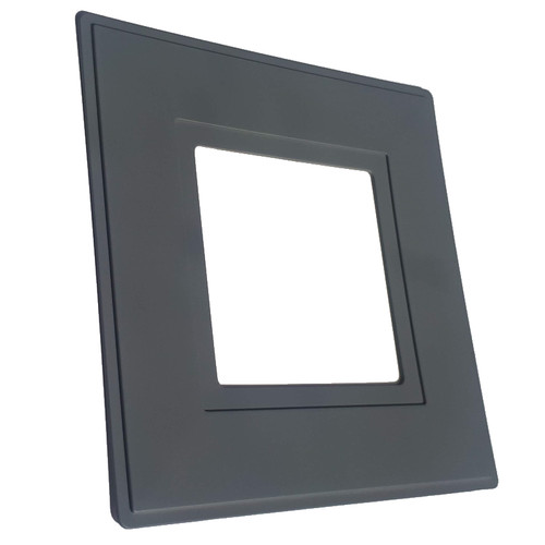 Grey single light switch - single,