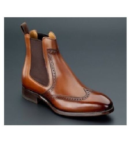 Made order men brown wing - to,