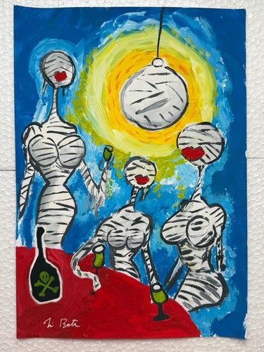 Tim burton painting drawing - drawing, on