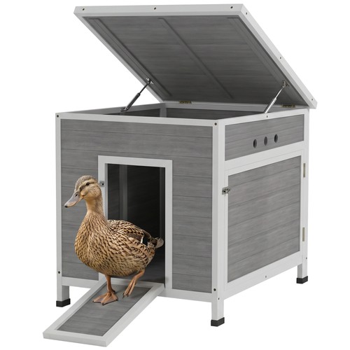 Pawhut wooden duck house - duck,