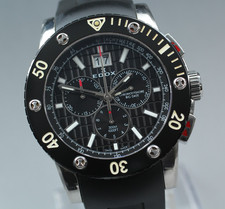 [Exc+5] EDOX CHRONOFFSHORE CLASS-1 10012 Big Date 46mm Quartz Men's Swiss Watch