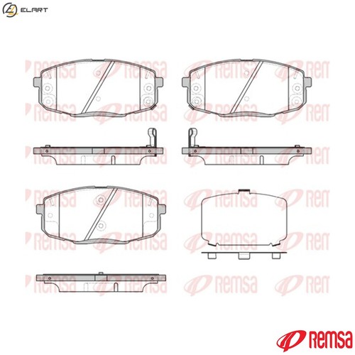 Brake pad set - brake,