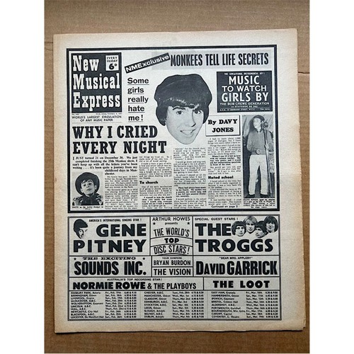 Monkees nme magazine february - nme,