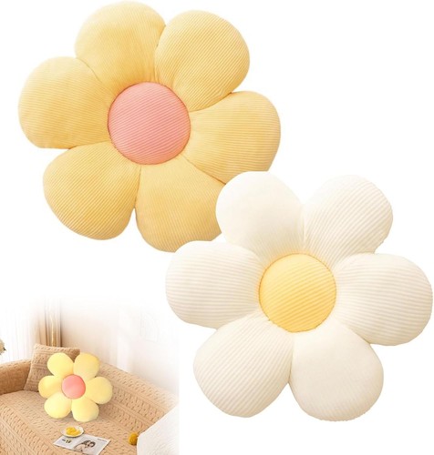 Flower pillow 2pcs - flower,