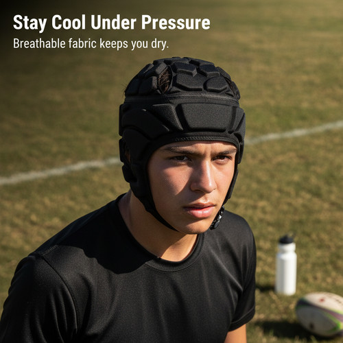 Padded scrum cap rugby helmet - padded,