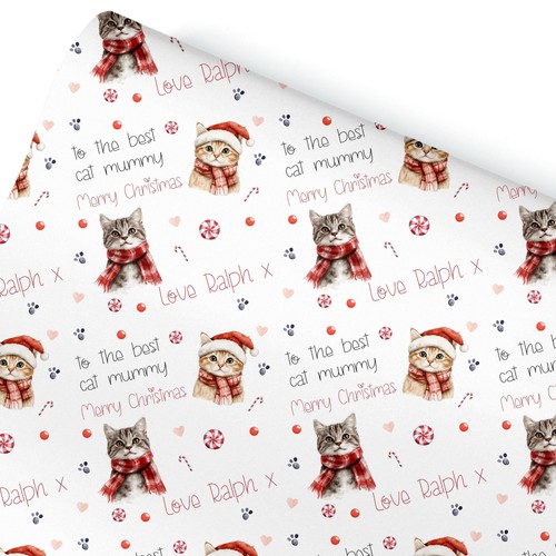 Personalised cats gift - gift, wrap