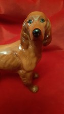 Super Ceramic Red Setter Dog Figurine By Coopercraft - Great Item