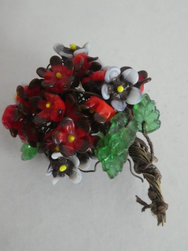 Vintage brooch early celluloid - early,