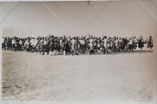 1917 PHOTO INDIAN TROOPS PIPE BAND BAG PIPES NORTH WEST FRONTIER PROVINCE INDIA