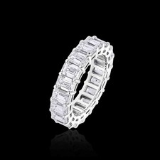 18KT White Gold 6.180 Ct Lab