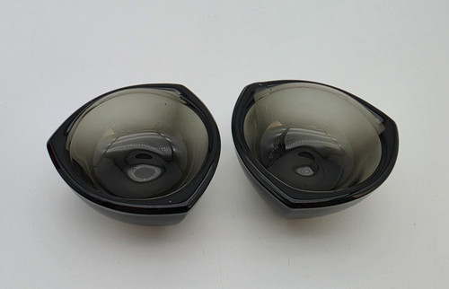 Bowls art glass - art, charcoal