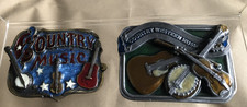 2 Bergamot & American Buckle Co. Country & Western Interchangeable Belt Buckles
